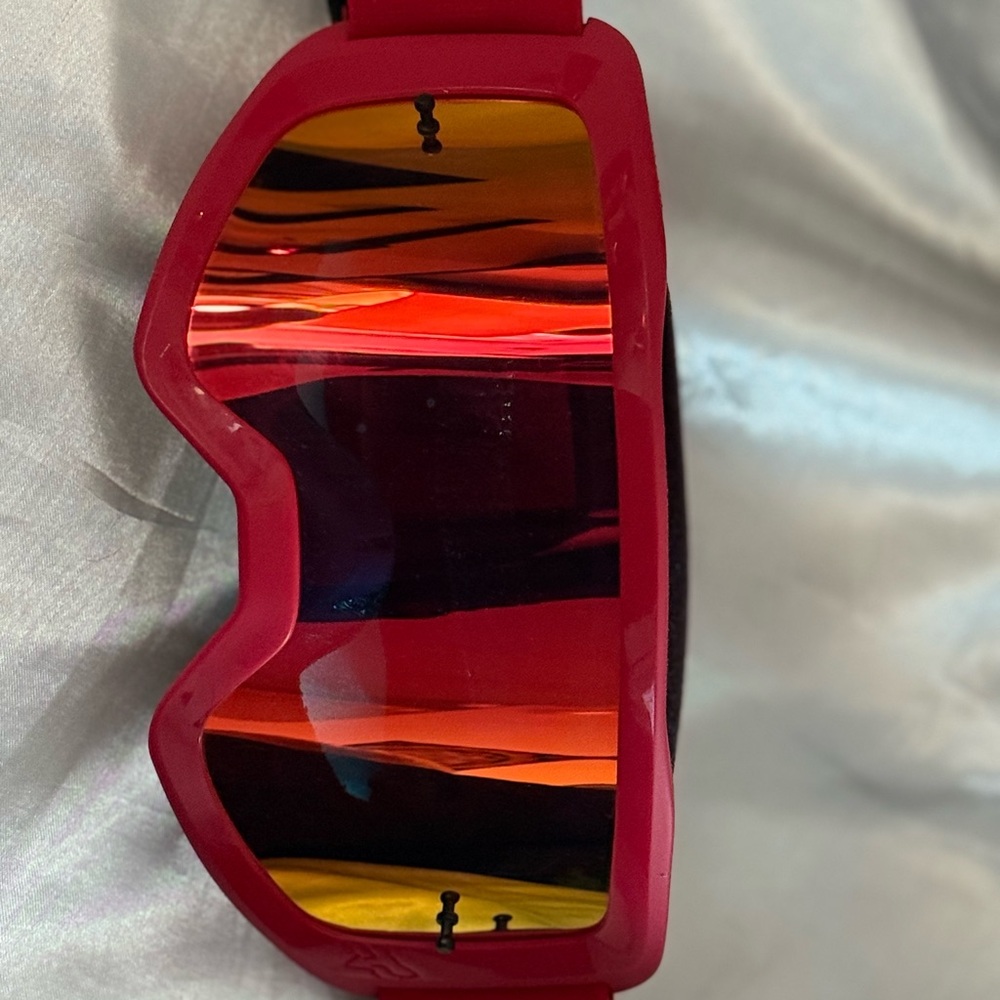Fox Racing Red Goggles Motocross